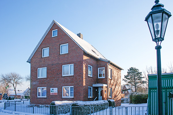 Haus Janums Dünen im Schnee